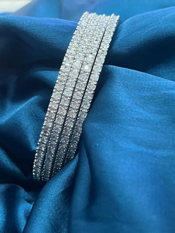 Finestone American Diamond cut bangles
